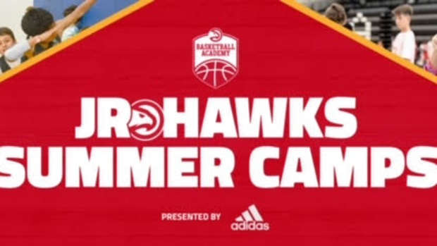 Jr. Hawks Summer Camps presented by adidas poster.